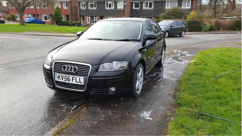 2006 5 DOOR AUDI A3 TDI BLACK IN GREAT CONDITION