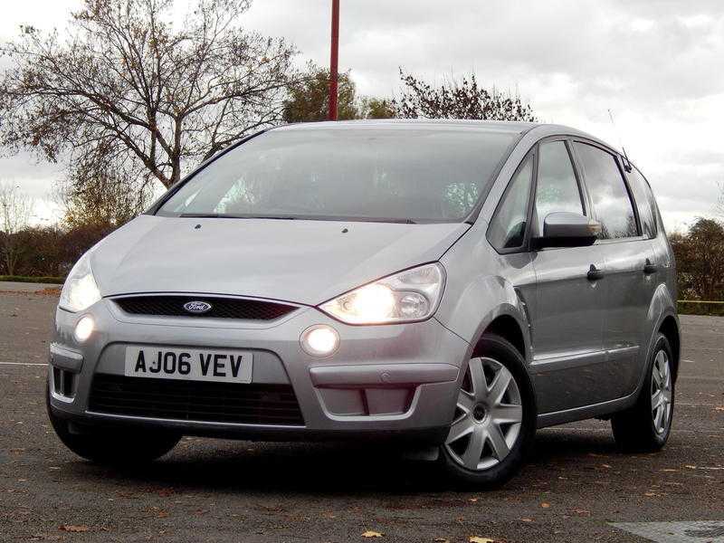 2006 FORD S-MAX TDCI PAN ROOF FULL HISTORY CAMBELT REPLACED HEATED SEATS 7 SEAT MPV DAB RADIO PARKING SENS 12 MONTH MOT