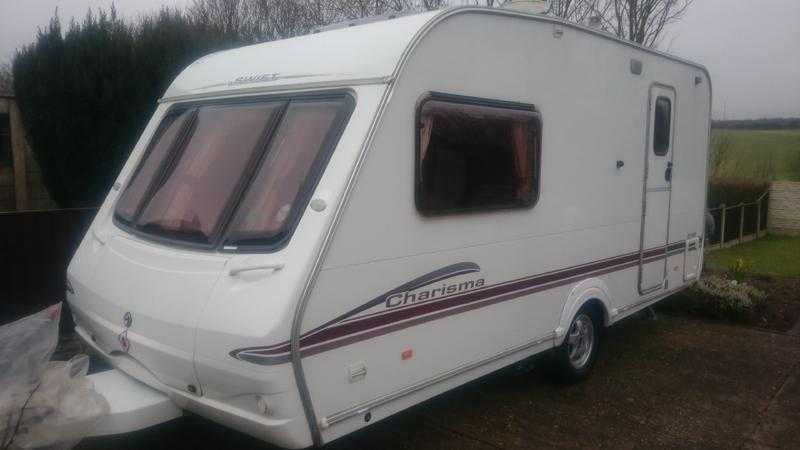 2006 swift charisma 230 2 berth with large end washroom and fitted motor mover amp fitted solar panels