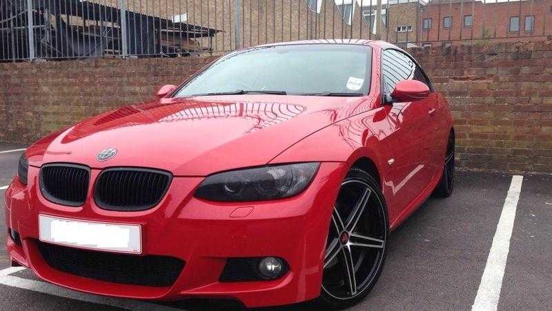 2007 BMW 320I M SPORT RED E93 Convertible