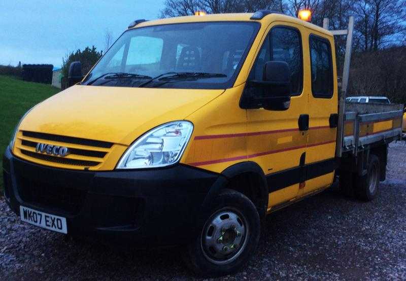 2007 Iveco Daily 3.0TD 50C15 Tipper Crew Cab Lorry Truck Ex Council Full Service History MOT 30616, 98,000