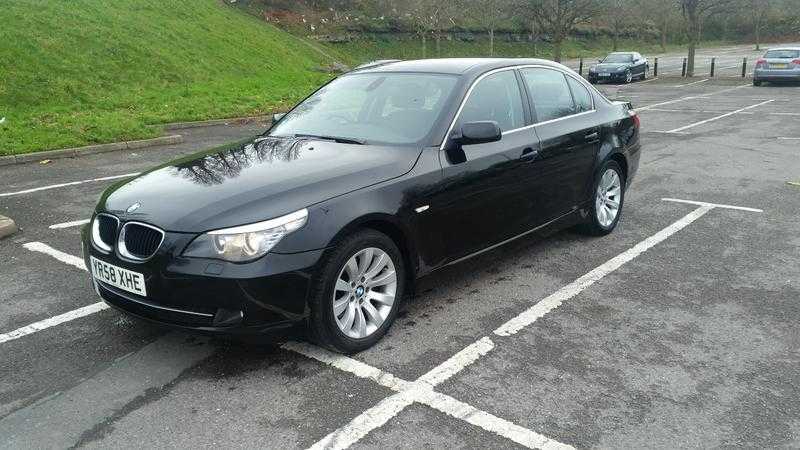 2008 (58) BMW 520D SE 6 SPEED BLACK FACELIFT 177BHP FULL BMW SERVICE HISTORY