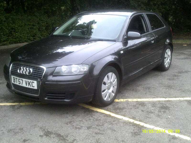 2008 AUDI A3 1.9 TDI DIESEL, MET GUNMETAL GREY