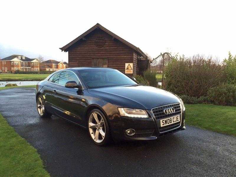 2008 AUDI A5 T COUPE FSI SPORT BLACK