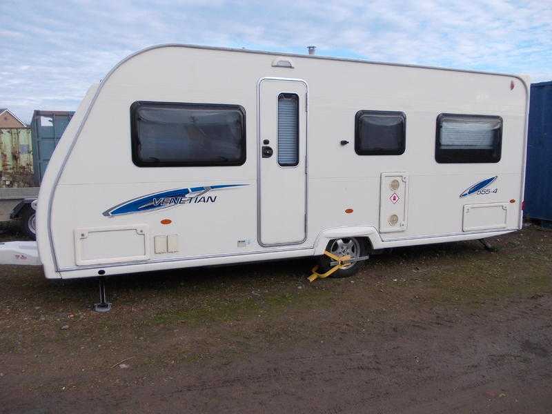 2008  AVONDALE  VENETIAN 5554 Fixed Bed 4 Berth Lightweight Caravan