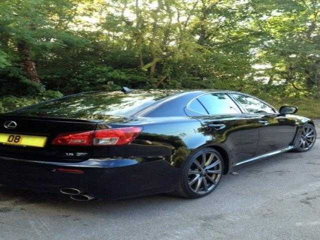 2008 LEXUS IS F AUTO BLACK