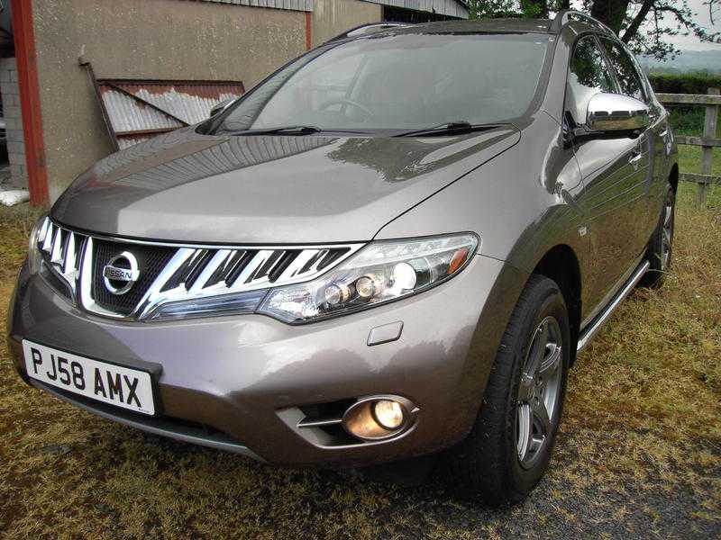 2009 MODEL (pre-reg 231208) NISSAN MURANO AUTO 4WD SAT NAV BLUETOOTH FNSH