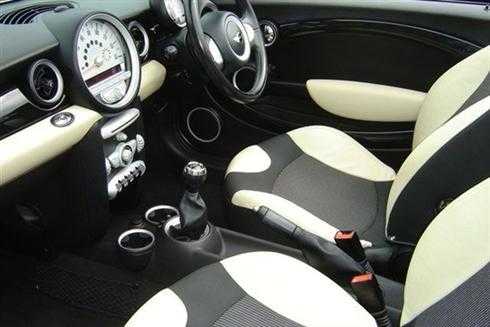 2010  60 MINI One Convertible in Pepper White with Pepper Pack amp Half White Leather interior