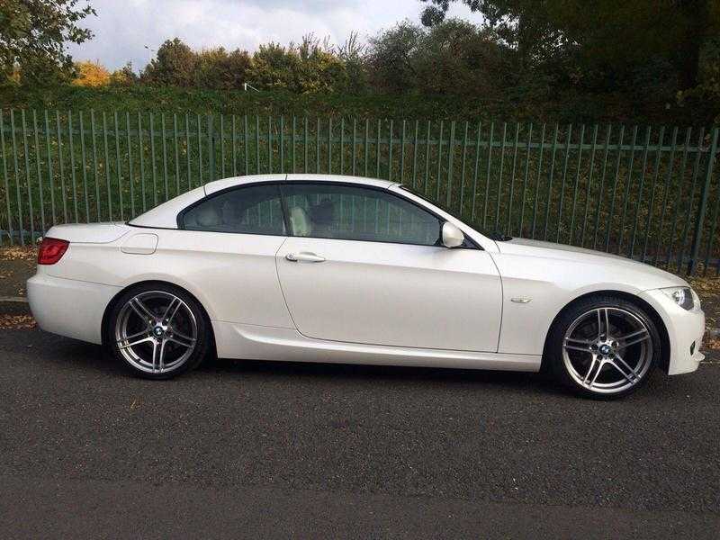 2011 BMW 320D M Sport Convertible Pearl White