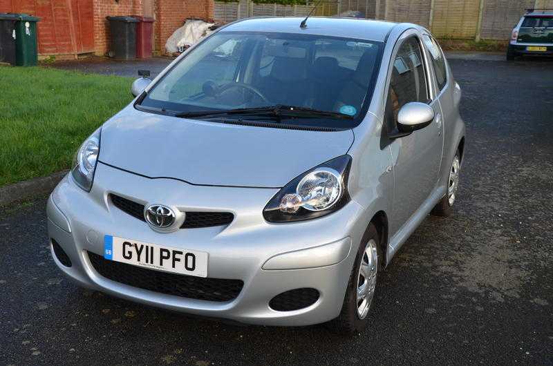 2011 Toyota Aygo 1.0 VVT-1 Ice 3dr Petrol Manual Silver Ex Cond FSH