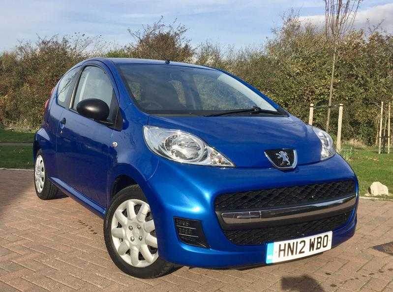 2012 Peugeot 107 3dr Manual