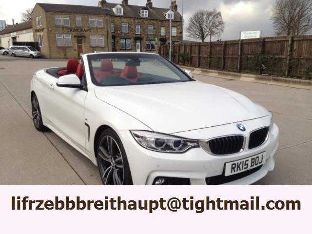 2015 15 REG BMW 420 D M SPORT CONVERTIBLE AUTO WHI