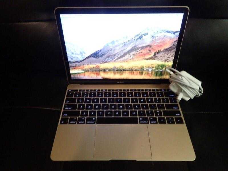 2017 Apple MacBook Retina Gold 12 Laptop 256GB 1.2GHz 8GB RAM A1534 Warranty