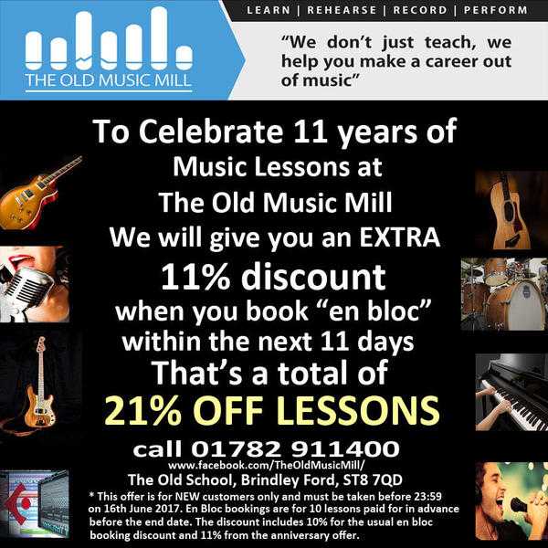 21 off Music Lessons