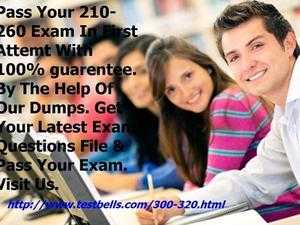 210-260 Questions Answers With 100 Passing Guarantee