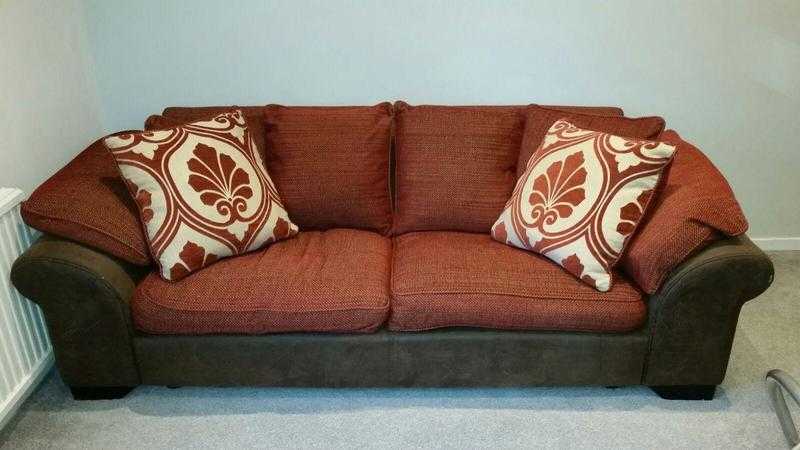 23 SEATER LARGE BROWN SOFA