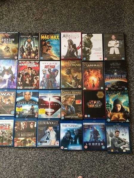 24 DVDs and Blue Rays Top Titles BARGAIN