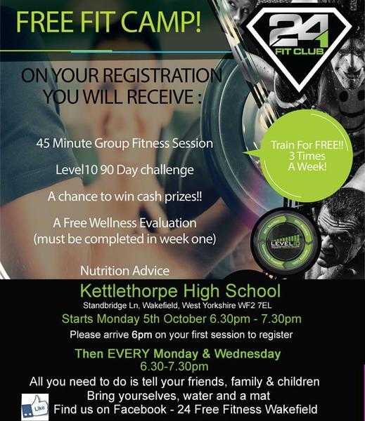 24 FREE Fitness Wakefield