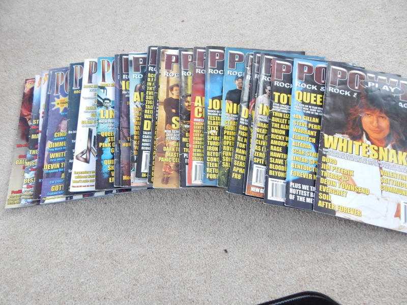 24 ISSUES OF POWERPLAY HARD ROCK amp METAL MAGAZINE