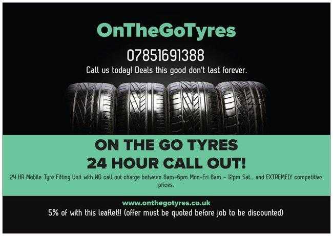 24Hour Mobile Tyre Fitting Unit, Very competitive pricing, Tracking, Punctures