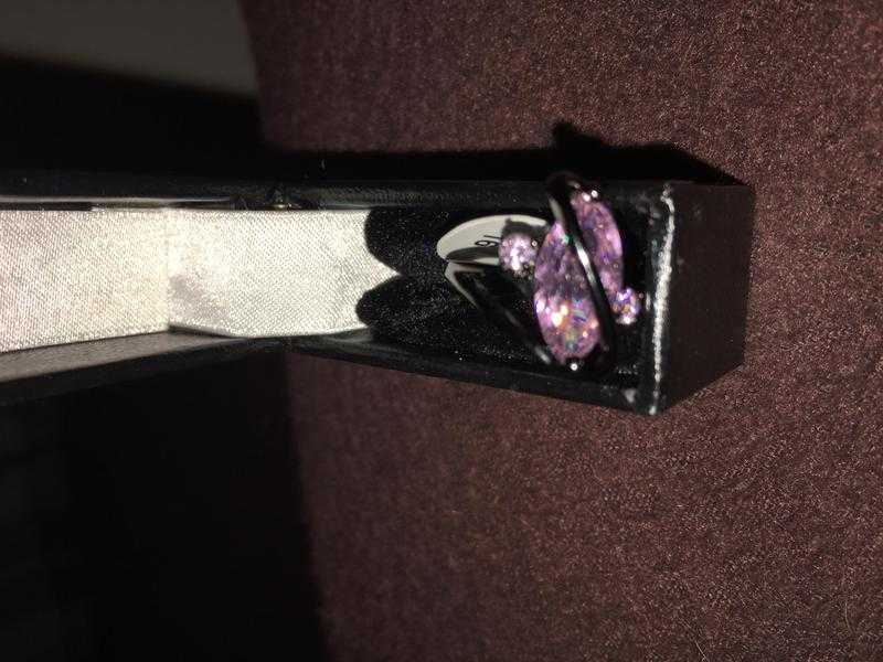 2.5 Carat Marquis Cut Pink Sapphire Ring