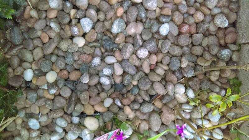 25kg bags of Scottish pebbles, as shown in pictures, for sale  10 per bag