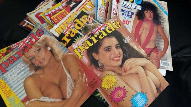 26 Vintage 1980s Adult Magazines