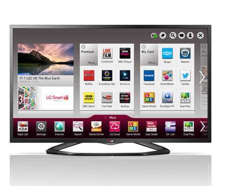 260QUALITY LG 47quot SMART LED TV WITH WI-FI OPEN WEB BROWSER HD FREEVIEW HD FREESAT 1080 WIDESCREEN