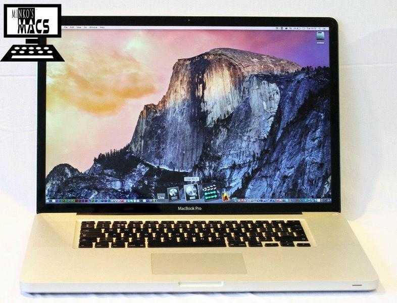 2.8Ghz 17quot Core 2 Duo Apple MacBook Pro 4gb 320GB Logic Pro X Ableton 9 Final Cut Pro X AutoCad