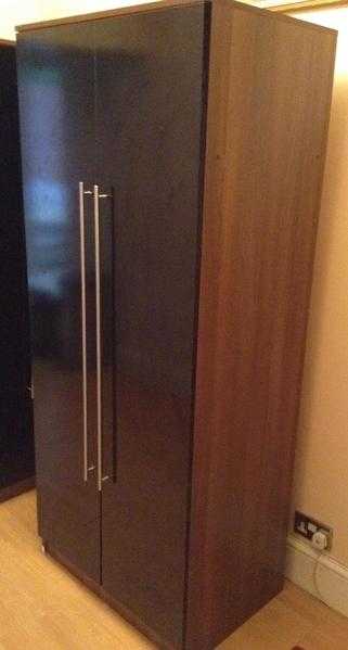 2X 6ft double wardrobe