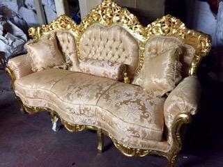 2x French Rococo style sofas
