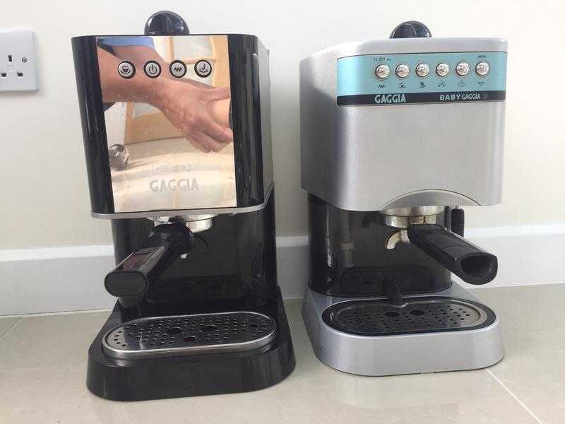 2x Gaggia Baby coffee espresso machine