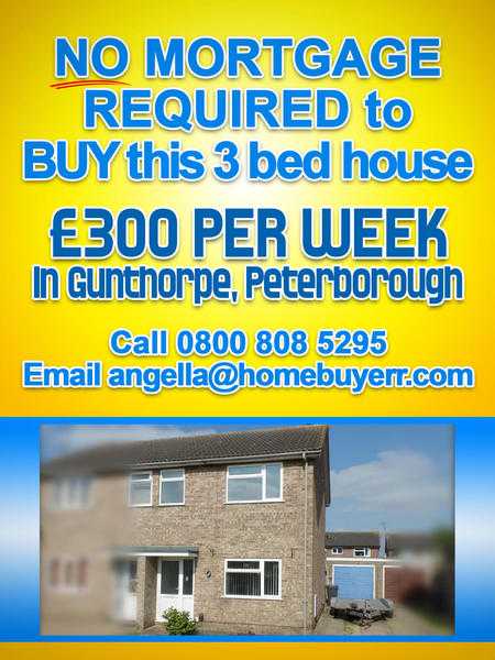 3 Bed House in Peterborough for 300