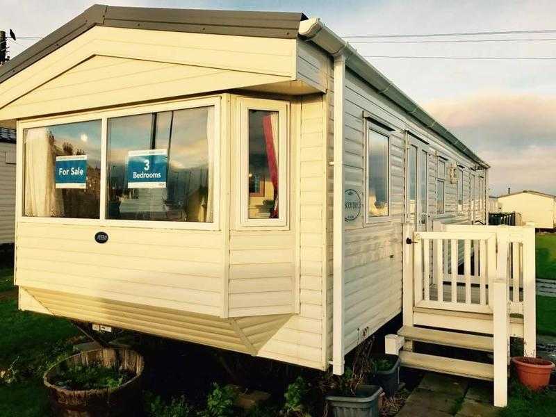 3 BED STATIC CARAVAN FOR SALE WITH DG amp CH AT SANDY BAY HOLIDAY PARK OPEN 12 MONTHS LOW SITE FEES