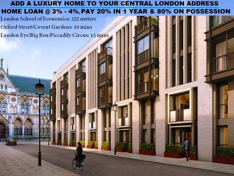 3 BHK luxury residence at Lincoln Square in Central London.