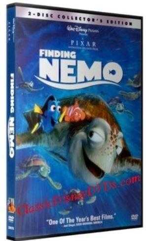 3 Disney pixar dvds (Inredibles, Finding Nemo)