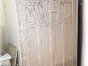 3 door White wardrobe as new,cost 120