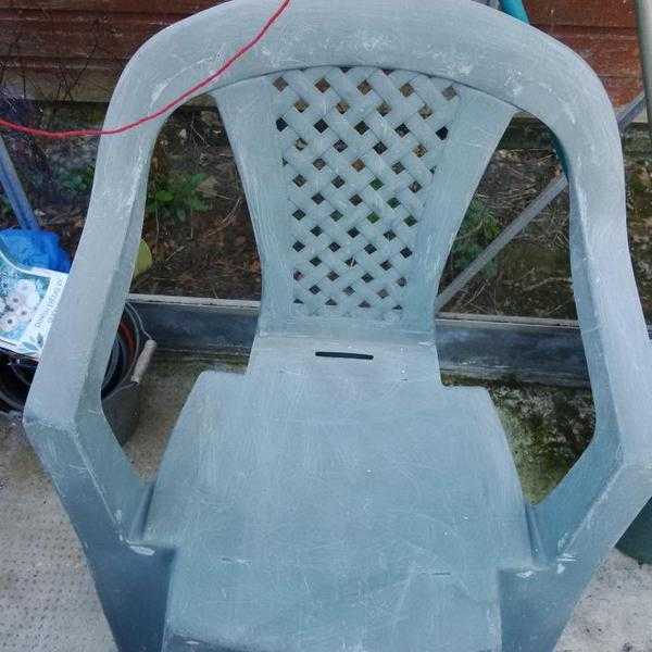 3  garden chairs