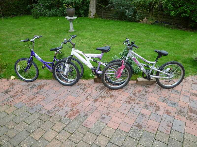 3 Girls bikes