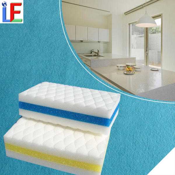 3 Layers Magic Cleaning Eraser Melamine Sponge for Kitchen