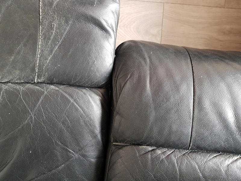 3 leather sofa and 3 leatger sofa