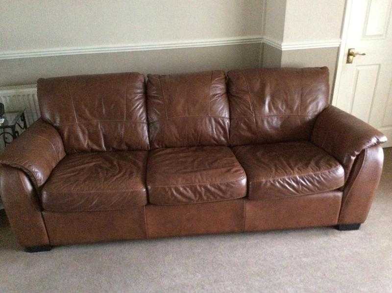 3 piece leather suite