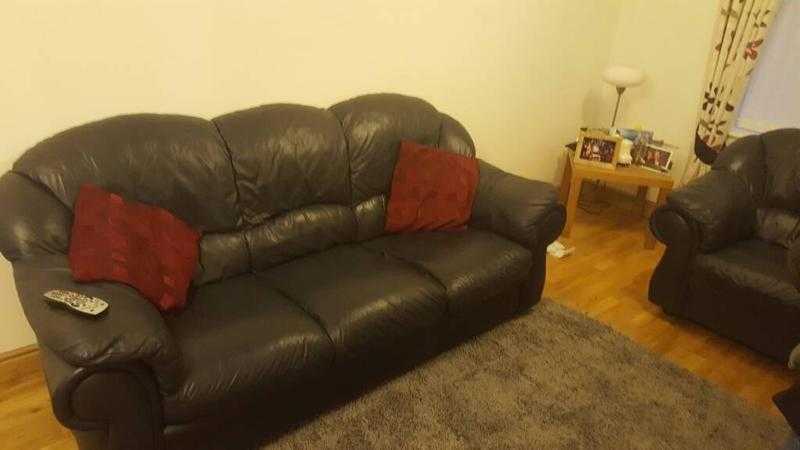3 seated Sofa and 2 chairs