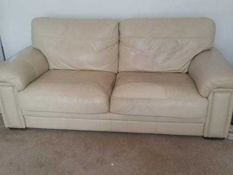 3 seater and 2 seater leather sofas for sale