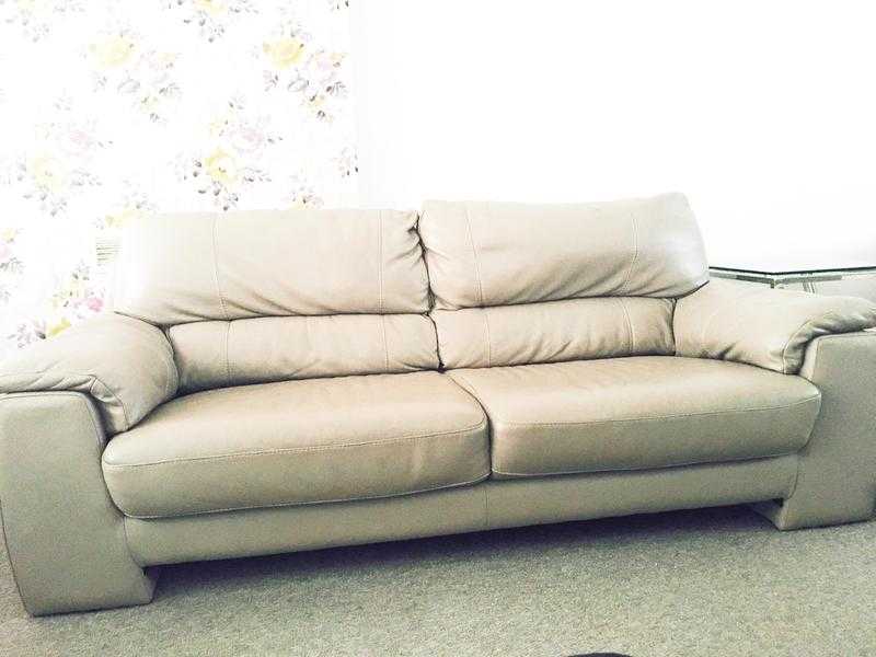 3 seater leather sofa