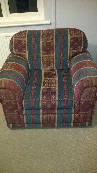 3 Seater plus 2 Armchairs