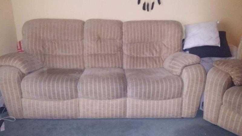 3 seater sofa and 2 arm chairs