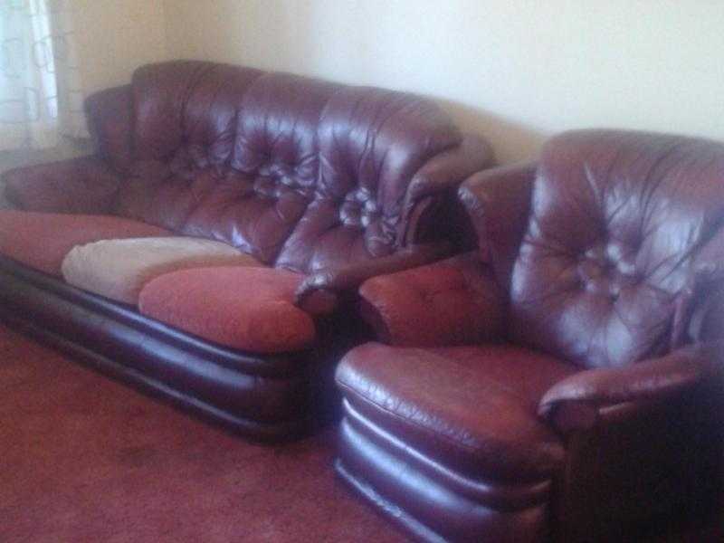 3 Seater sofa and 2 chairs