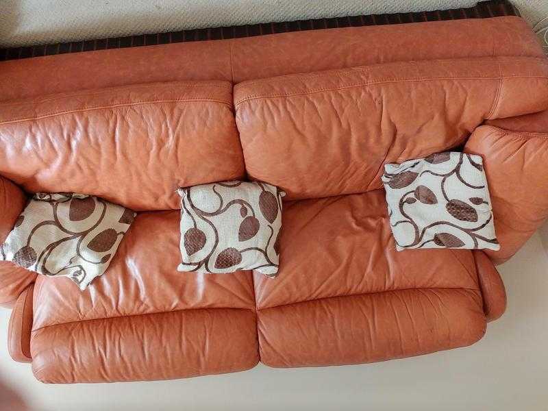 3-seater sofa and matching armchairs