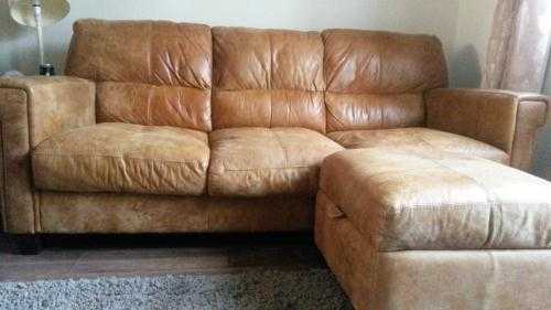 3 Seater Sofa  Footstool from DFS. Only 12 mths old